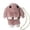 Brown, variant on Women's Plush Bunny Crossbody Bag Rabbit Shoulder Bag Travel Bag