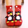 thumbnail image 3 of Christmas Socks Floor Handmade Woolen Knitting Fashion Cartoon Animal Christmas Gift, 3 of 3