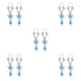 thumbnail image 3 of Minnieouse Piercings falsos Adorno corporal Estilo simple Accesorio de moda Mariposas ajustables Pezones Anillos para mujer Azul Azul 5piezas Minnieouse CBP221329, 3 of 4