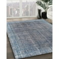 thumbnail image 3 of Ahgly Company Machine Washable Indoor Rectangle Traditional Blue Gray Area Rugs, 2' x 3', 3 of 7