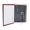thumbnail image 4 of Caja fuerte para guardar dinero y joyas que imita el aspecto de un libro y es perfecta para el hogar y la oficina (minicaja negra), 4 of 5