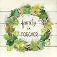 thumbnail image 2 of Robinson, Carol 26x26 Black Ornate Wood Framed with Double Matting Museum Art Print Titled - Family is Forever, 2 of 4