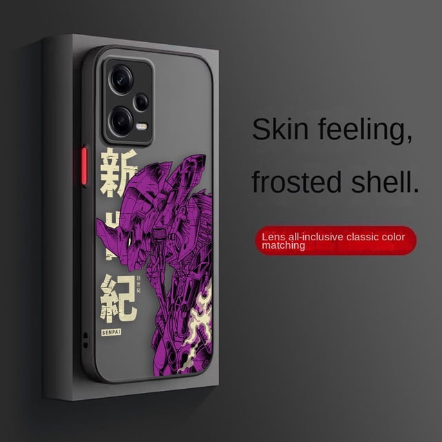 Japan Anime Neon Genesis Evangelion S ENPAI Funda Para Teléfono Mate Para Xiaomi Redmi Note 12 11 11S 11T 10 10S 10X 9 9S 9T 8 7 6 5 5A Y1 4 4X 3 2 Pro Plus Lite POCO M4 M3 M2 4G 5G
