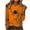 Yellow-Halloween Shirts, variant on Jsaierl Halloween Shirts Women Cute Pumpkin Ghost Graphic Tees Trendy Crewneck T-shirt Long Sleeve Dressy Casual Blouse Tops Halloween Costumes
