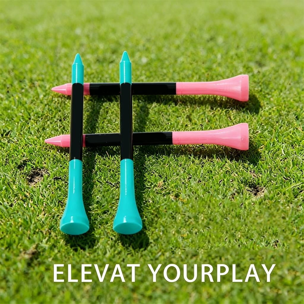 Yihuala 24Pcs Golf Tees Seat Ball Holders Light Weight Ball Marker Golf Accessories for Outdoor Sports Easy to Use