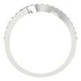 thumbnail image 5 of 0.16 ct Brilliant Round Cut Natural Onyx 18K White Gold Stackable Band SZ 8.75, 5 of 6