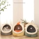 thumbnail image 3 of Greeniant Cama cálida y acogedora para mascotas, cojín antideslizante para casa de gatos, cama extraíble y lavable para dormir para mascotas Juguetes para gatos No. 4, 3 of 6