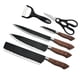 thumbnail image 2 of Cuchillo Martillado, Juego De Cuchillos Martillados Ergonómicos De Acero Inoxidable Para Cocina, 2 of 8
