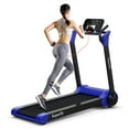 thumbnail image 1 of Gymax Tapis Roulant Électrique Pliant 2,25 Hp pour Course avec Écran LED Bleu Marine, 1 of 10