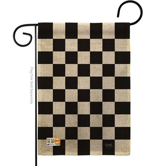 13 x 18.5 in. Winner Burlap Interests Sports Impressions Decorative Vertical Double Sided Garden Flag