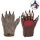 thumbnail image 1 of Fong Fong Werewolf Gloves Paw Fingerless Winter Plush Gloves 1Pair Happy H, 1 of 5