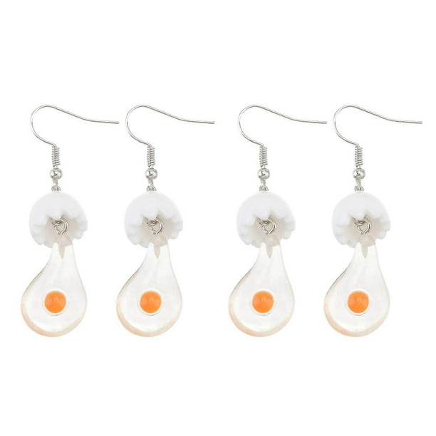 Unique Earrings 2Pairs Bulb Shaped Earrings Stylish Design For Women Jewelry Evening Events