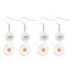 thumbnail image 1 of Unique Earrings 2Pairs Bulb Shaped Earrings Stylish Design For Women Jewelry Evening Events, 1 of 3