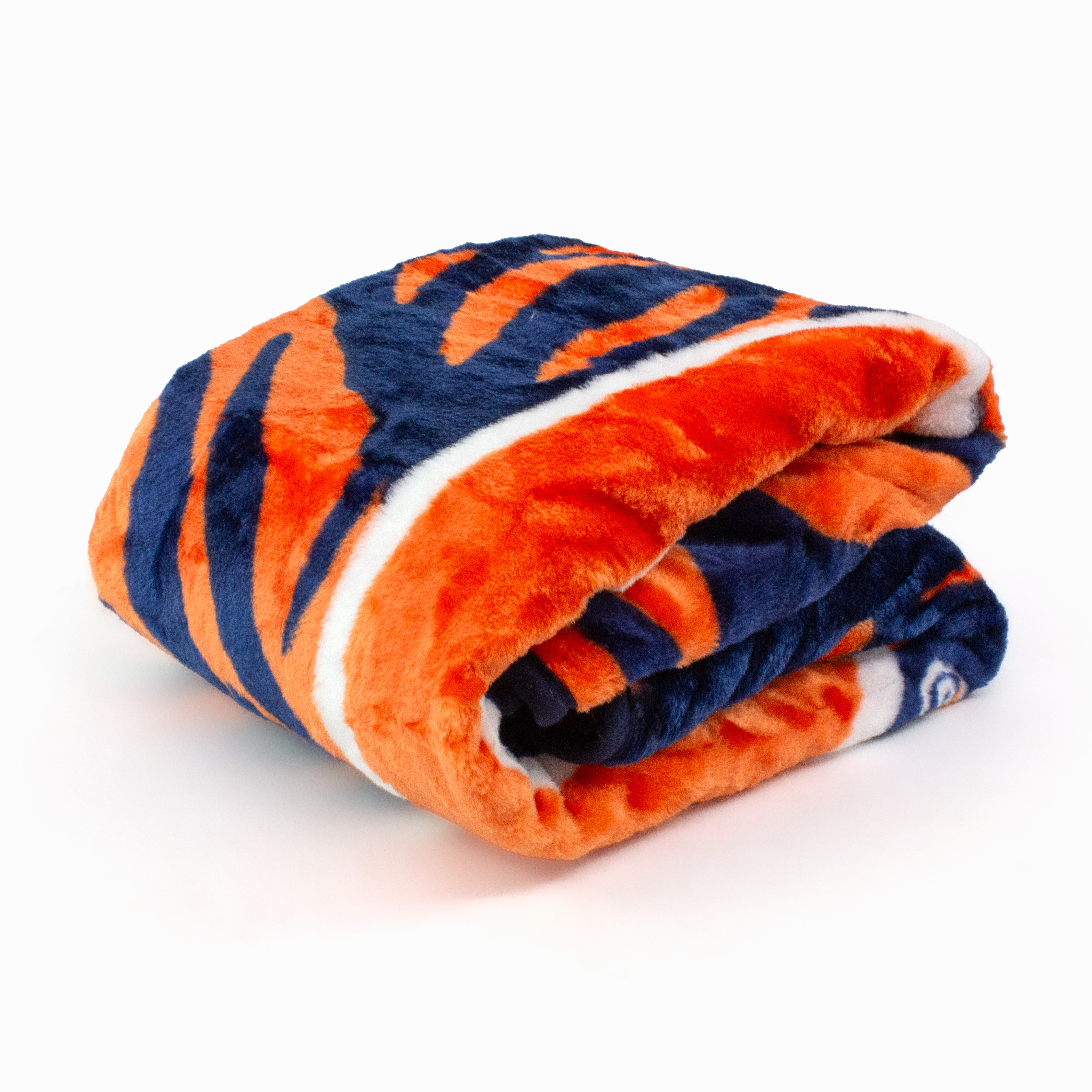 College Covers Everything Comfy Auburn Tigers Soft Raschel Throw Blanket, 60" x 50" - image 4 of 8