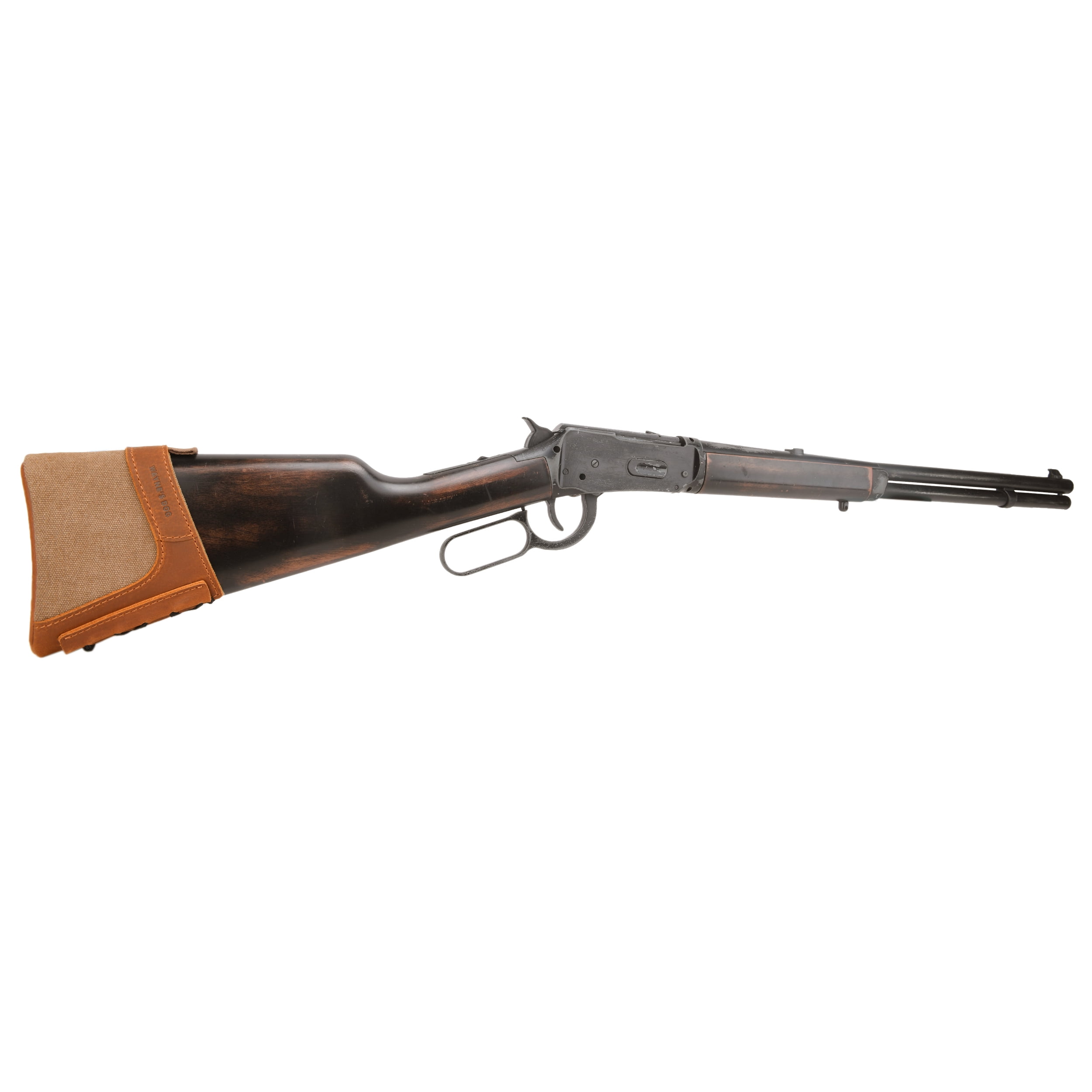 Wayne's Dog Canvas Leather Slip on Rifle Recoil Pad Shotgun Buttstock Adjustable