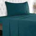 thumbnail image 5 of MyOwn Twin Sheet Set - Cotton Rich Twin Bedding Sets, 3 Piece Deep Pocket Twin Sheet - Ultra Soft, Wrinkle Resistant, Quick Dry, Easy Care Twin Sheets - Teal, 5 of 6