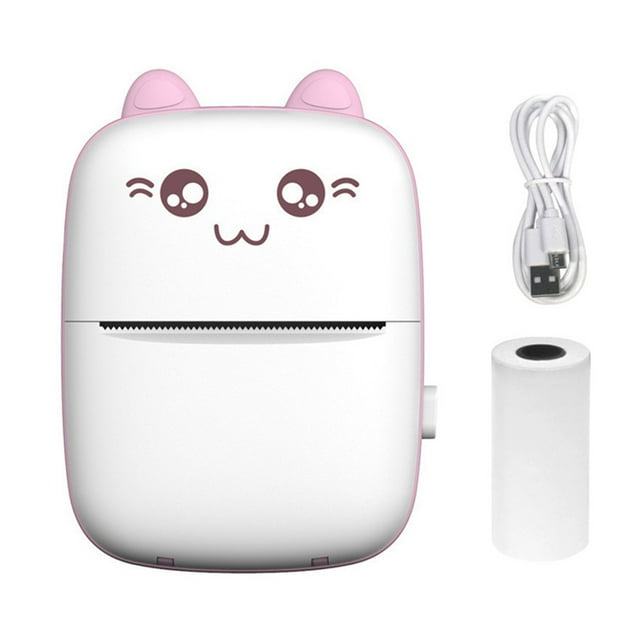 Portable Mini Bluetooth Wrong Printer Mobile Phone Photo Title Note Print Pocket Student Error Label Printer for Children's Gift