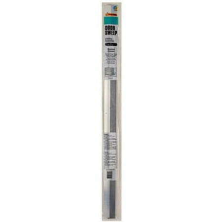 Frost King A79 36h Premium Aluminum And Reinforced Rubber Door Sweep 2 Inch By 36 Inch Brushed Chrome Frost King Heavy Gauge Aluminum Door Bottom