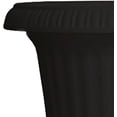 thumbnail image 4 of Neatifyes Large 14 Inch Outdoor Garden Lightweight Utopian Urn Planter with UV-Coated Finish for Entryways, Walkways, and More, Black (2 Pack), 4 of 7