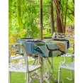 thumbnail image 3 of Hokiten Outdoor Tablecloths with Umbrella Hole & Zipper, Spring Birds Leaves Round Tablecloths 60 Inch, Summer Pastoral Botanical Waterproof Table Cloth, Patio/Pool/Picnic Table Covers, 3 of 7