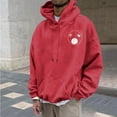 thumbnail image 1 of Sudadera con capucha para hombre, sudadera con capucha con letras estampadas, jersey de manga larga, sudadera con capucha para hombre, abrigo de poliéster, 1 of 4