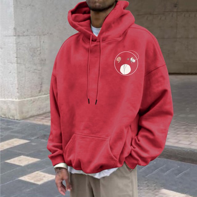 Sudadera con capucha para hombre, sudadera con capucha con letras estampadas, jersey de manga larga, sudadera con capucha para hombre, abrigo de poliéster