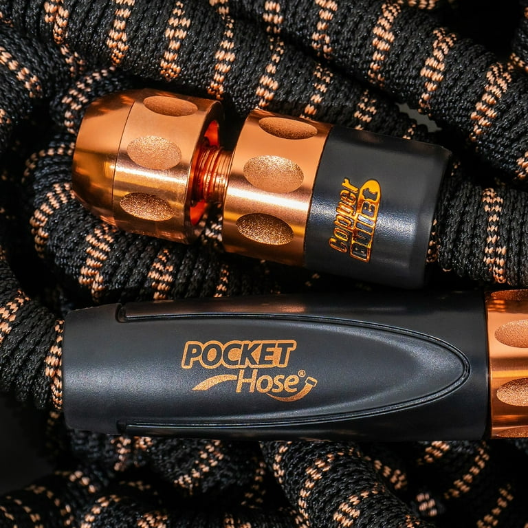 Pocket Hose AS-SEEN-ON-TV, Copper Bullet 75 Ft Expandable Garden Hose,  Lead-Free