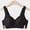 Black, variant on Plus Size Bras For Women Gathering Lifting Sports Gym Support Comfty Wire free Strap Every Day Bras