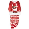 thumbnail image 1 of Child 12T Pijamas navideños para regalo familiar Conjunto de ropa de dormir navideña de manga larga, 1 of 5