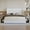 White, variant on VECELO Queen Bed Frame with LED Lights White Metal Frame Queen Platform Bed with 2 Storage Drawers, Charge Station, USB Ports, Upholstered Headboard,White