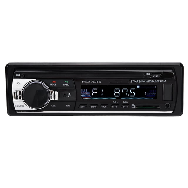 Reproductor de Radio para Automóvil HIFI Bling Bling con Entrada Auxiliar y Tarjeta de Memoria