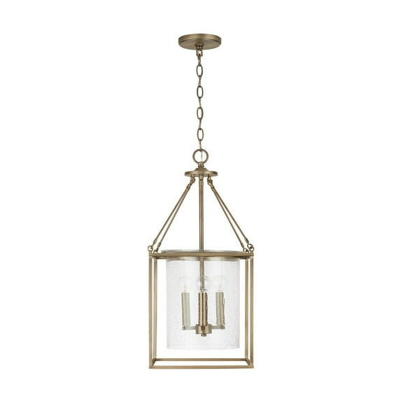 26.5 Inch 4 Light Pendant In Transitional Style 11.75 High By 26.5 Wide-Aged Brass Finish Capital Lighting 532843Ad