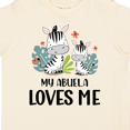 thumbnail image 4 of Inktastic Zebra My Abuela Loves Me Boys or Girls Toddler T-Shirt, 4 of 5