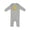 AC-Heather Grey, variant on Mama's Little Guppy Cute Yellow Fish Baby Romper Coveralls