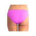thumbnail image 2 of California Waves Women's Purple Stretch Lined Moderate Coverage Ribbed Hipster Swimsuit Bottom XS, 2 of 2