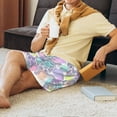 thumbnail image 6 of Bixox Men's Sea Turtles printed lightweight casual shorts, soft sleep shorts with pockets., 6 of 7