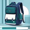 thumbnail image 2 of HJYCHN School Backpack British Style Large Capacity Lightweight Bookbag for Kids Boys Girls Elementary Students School Backpacks Green One Size, 2 of 7