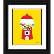 Kelle, Ann 26x31 Black Ornate Wood Framed with Double Matting Museum Art Print Titled - Gumball Machine