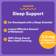 SmartyPants Kids Sleep with Melatonin Gummies, 60 Ct
