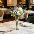 thumbnail image 4 of Artificial Green Plants Baby's Breath Hydrangea Wedding Bouquets Home Decor Photography Props Artificial Flowers, 4 of 6