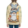 thumbnail image 4 of Kll Unisex Kids Boys Girls Hooded Pocket Pullover Hoodies-Hello Summer Cute Gnome, 4 of 9
