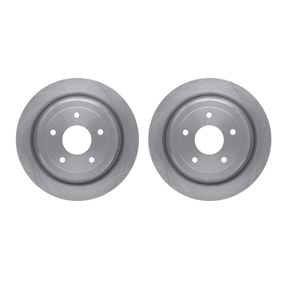 Dynamic Friction Company Rear Brake Rotors 6002-46007