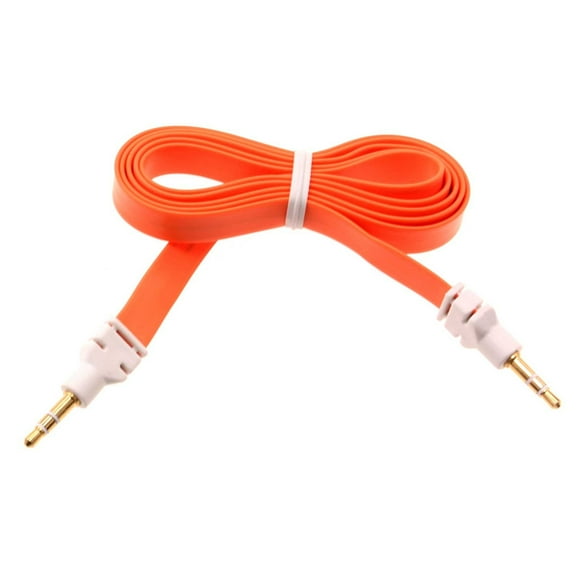 3.5mm Aux Cable for Samsung Galaxy XCover6 Pro Phone - Adapter Car Stereo Aux-in Audio Cord Speaker Jack Wire Flat X3B Compatible With Galaxy XCover6 Pro Model