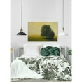 thumbnail image 3 of Marmont Hill Green Fields and Lone Tree Painting Print on Wrapped Canvas, 3 of 5