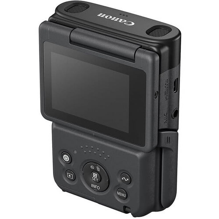 Canon PowerShot V10ブラックVlogカメラ 64GBカード付き Canon PowerShot V10 Content Creator Compact Vlogging Camera Black