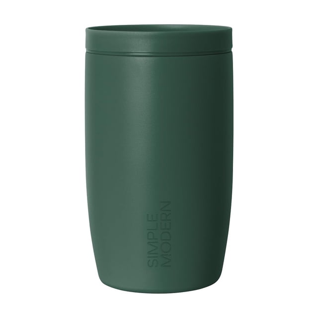 Taza de café de viaje, simple y moderna, Voyager, tapa 360°, 12 oz