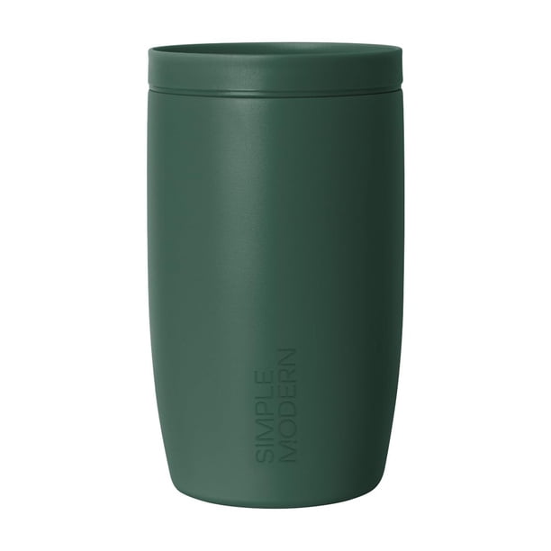 Taza de café de viaje, simple y moderna, Voyager, tapa 360°, 12 oz