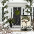 thumbnail image 3 of diyeu Gloves Holly Welcome Winter Garden Flag 12x18 Inch Double Sided, Buffalo Plaid Rustic Seasonal Yard Outdoor Decorative Flag, 3 of 6