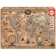 thumbnail image 1 of Educa Antique World Map 1000-Piece Puzzle, Brown, (15159), 1 of 3