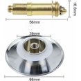 thumbnail image 2 of Válvula de drenaje con tapa pulida de latón, tapón de fregadero emergente antiobstrucciones con tapa ajustable para una limpieza fácil, sellado completo en varios tamaños de drenaje, 2 of 5